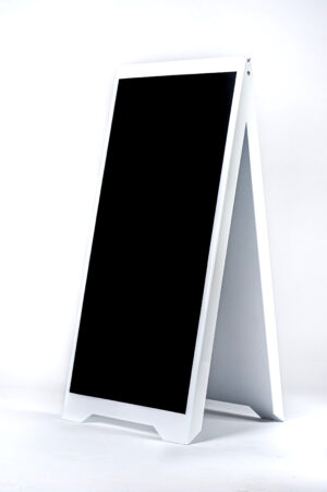 Kunststof stoepbord, krijt, 460 x 1000 mm