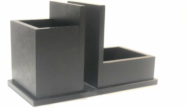 Tafelorganizer - Donkerkleurig hout