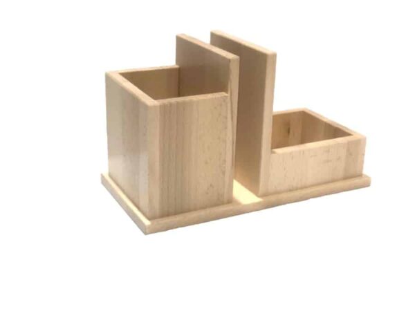 Tafelorganizer - Lichtkleurig beukenhout - Afbeelding 3